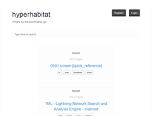 Tablet Screenshot of hyperhabitat.de