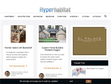 Tablet Screenshot of hyperhabitat.net